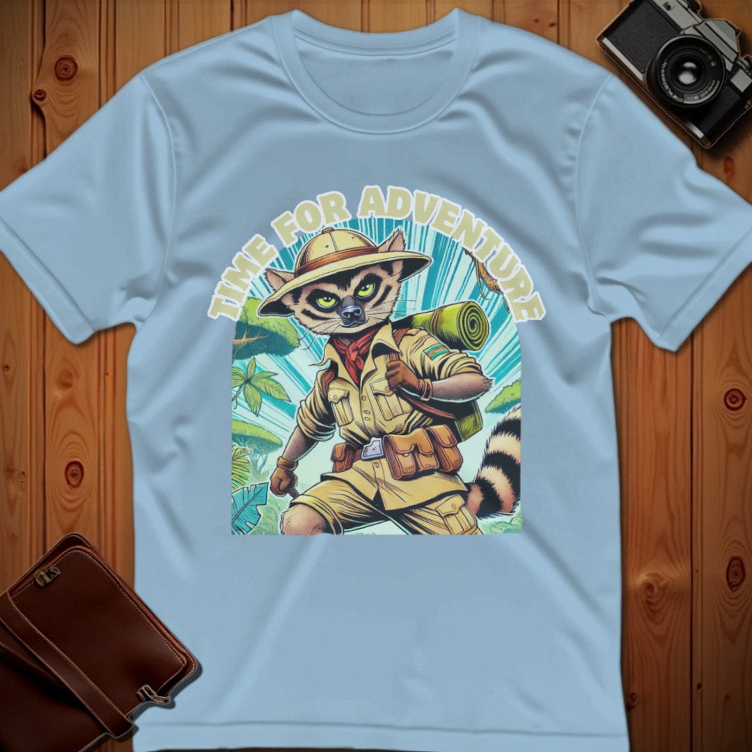 Fossa Tee – Time For Adventure – Bold Vibrant Art