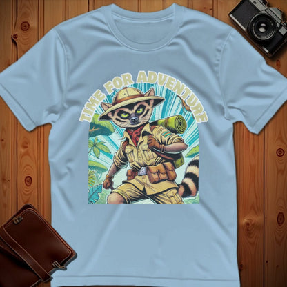 Fossa Tee – Time For Adventure – Bold Vibrant Art