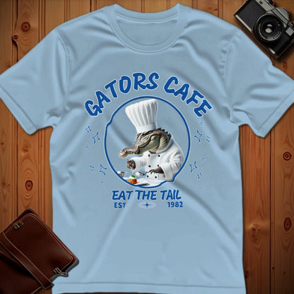 Alligator Tee – Gators Cafe – Bold Vibrant Graphic | for Animal Lovers