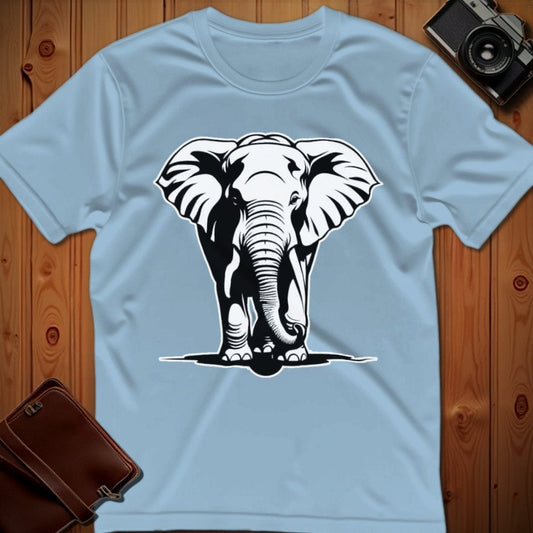 Elephant Tee – Walking – Bold Vibrant Art