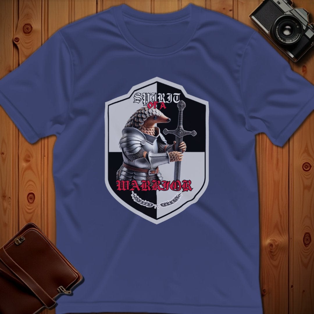 Pangolin Tee – Knight Spirit of a Warrior  – Bold Vibrant Art