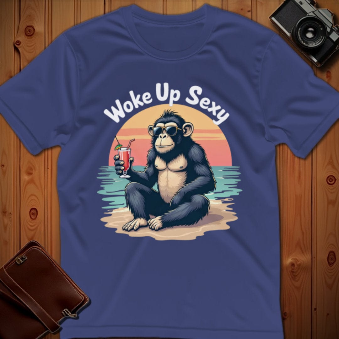 Chimpanzee Tee – Woke Up Sexy – Bold Vibrant Graphic | Outdoor Adventure
