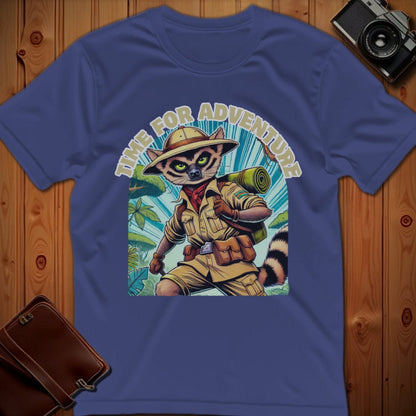 Fossa Tee – Time For Adventure – Bold Vibrant Art