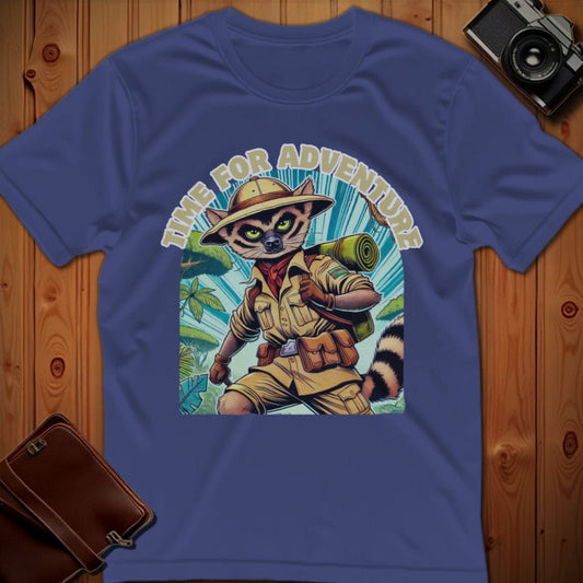 Fossa Tee – Time For Adventure – Bold Vibrant Art