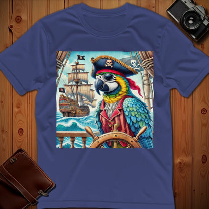 Parrot Tee – Pirate – Bold Vibrant Art | Festival & Party Wear