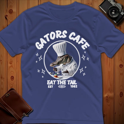 Alligator Tee – Gators Cafe – Bold Vibrant Graphic | for Animal Lovers