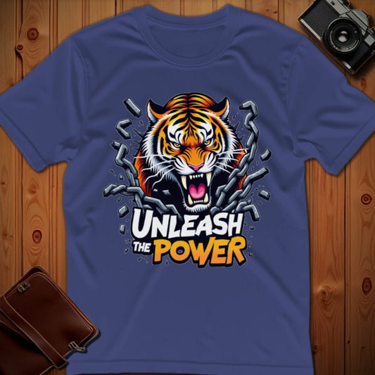 Tiger Tee – Unleash the Power – Bold Vibrant Art