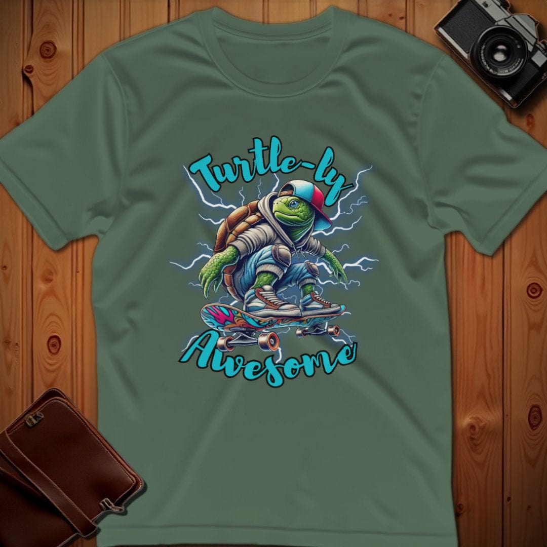 Turtle Tee – Turtle-ly Awesome– Bold Vibrant Art