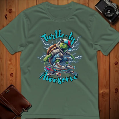 Turtle Tee – Turtle-ly Awesome– Bold Vibrant Art