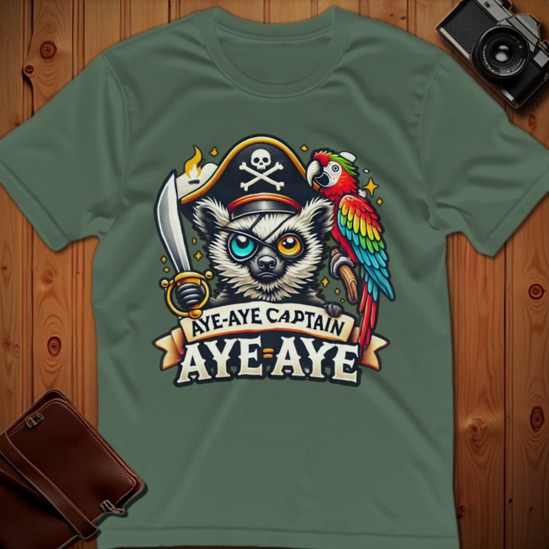 Aye Aye Tee – Aye Aye Captain – Bold Vibrant Art