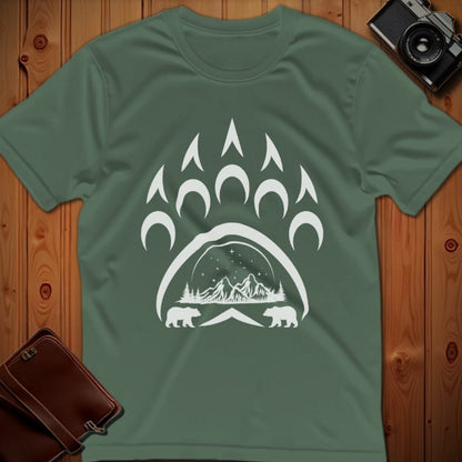 Bear Tee – Paw – Bold Vibrant Art