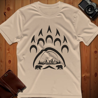 Bear Tee – Paw – Bold Vibrant Art
