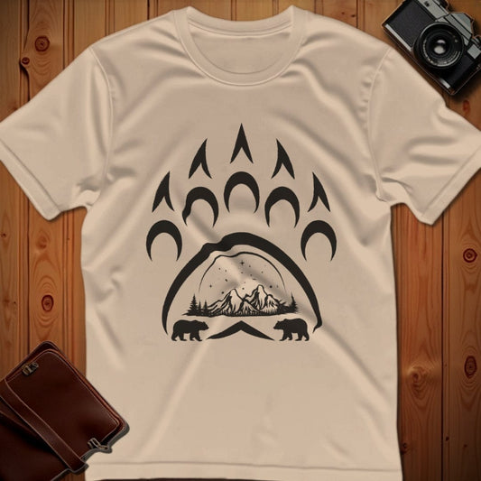 Bear Tee – Paw – Bold Vibrant Art