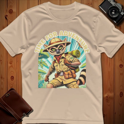 Fossa Tee – Time For Adventure – Bold Vibrant Art