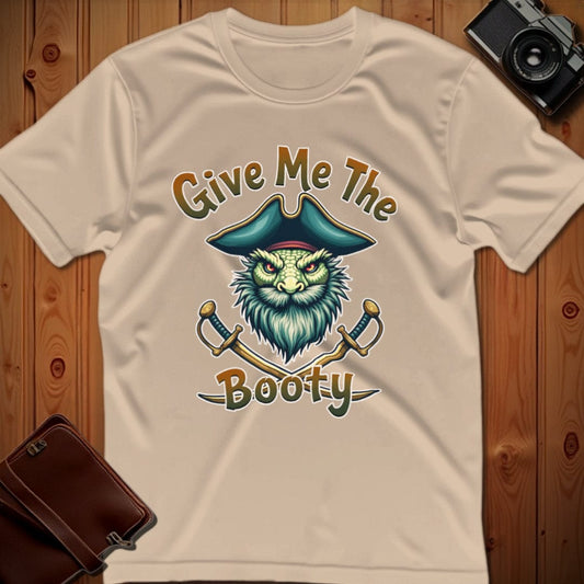Bearded  Dragon Tee – Give Me The Booty – Bold Vibrant Art