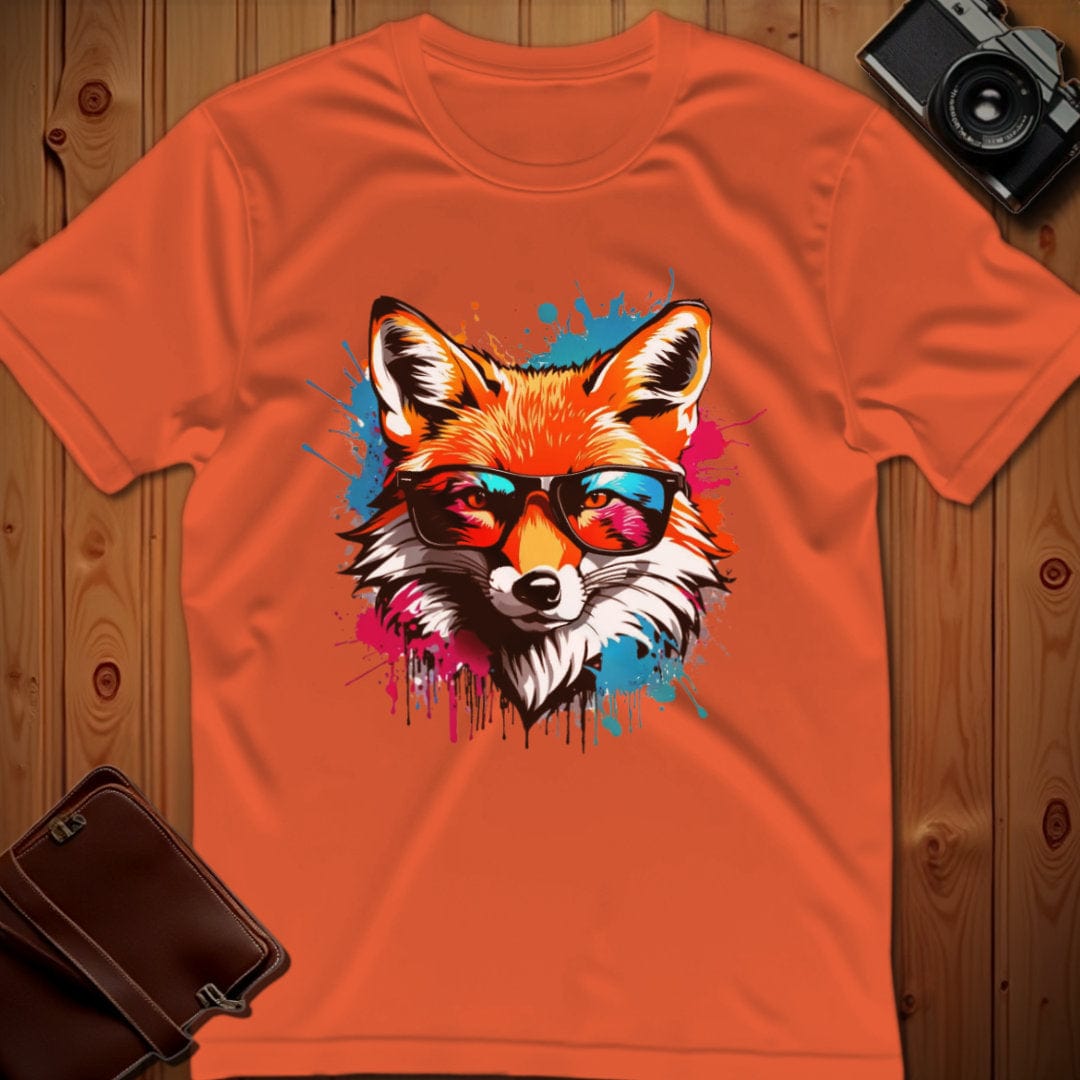 Fox Tee – Graffiti – Bold Vibrant Graphic | for Animal Lovers