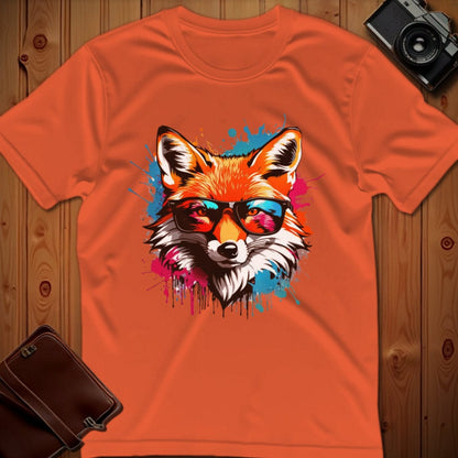 Fox Tee – Graffiti – Bold Vibrant Graphic | for Animal Lovers