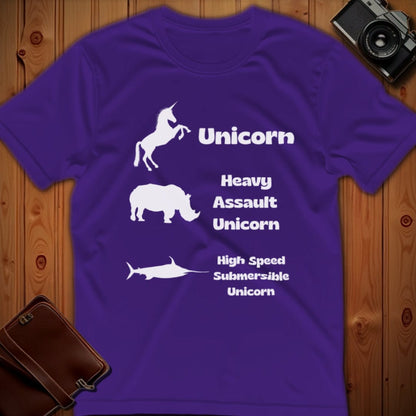 Unicorn Tee – Unicorn Variation – Bold Vibrant Art | for Animal Lovers