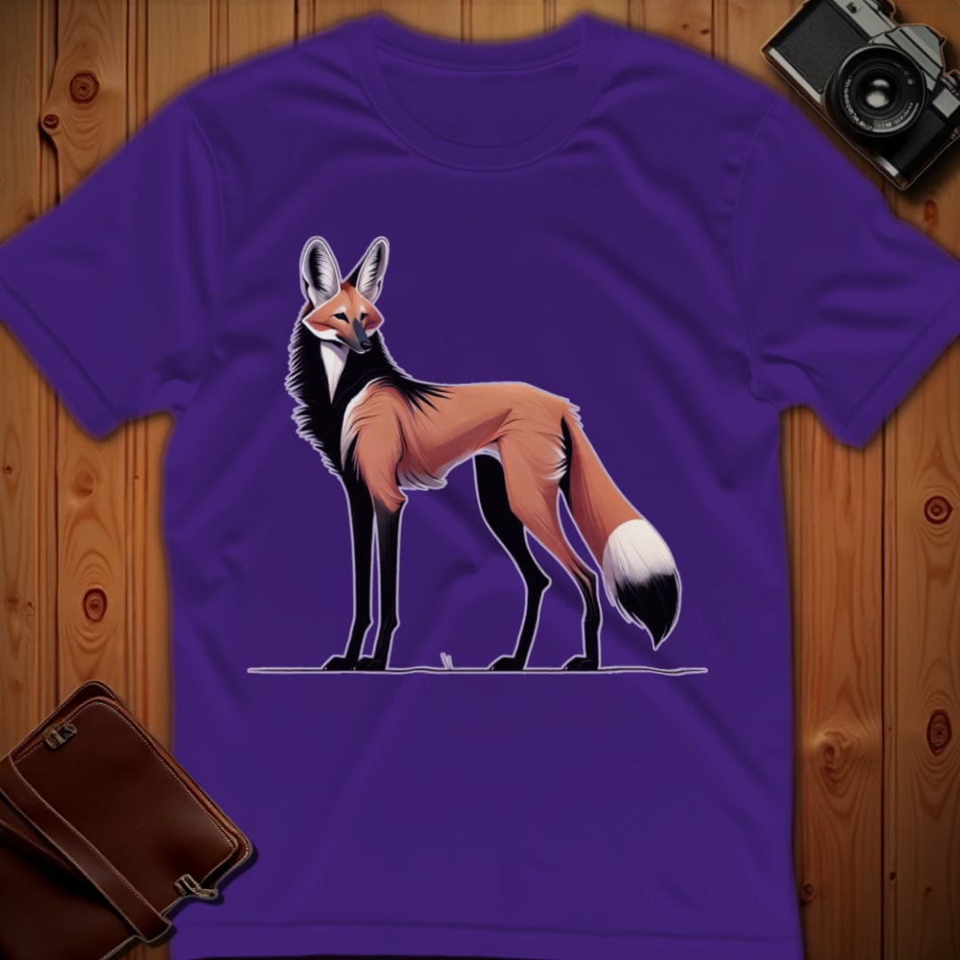Manes Wolf T-Shirt – Manes Wolf – Bold Vibrant Graphic | Lazy Day Outfit