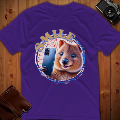 Quokka Tee – Smile – Bold Vibrant Art | Weekend Casual Wear