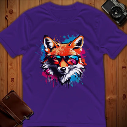 Fox Tee – Graffiti – Bold Vibrant Graphic | for Animal Lovers
