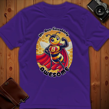 Bee Tee – Un-Bee-lievabely Awesome– Bold Vibrant Art