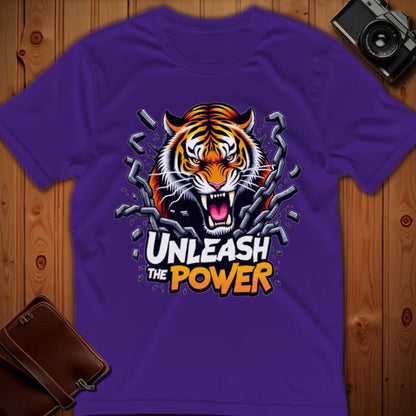 Tiger Tee – Unleash the Power – Bold Vibrant Art