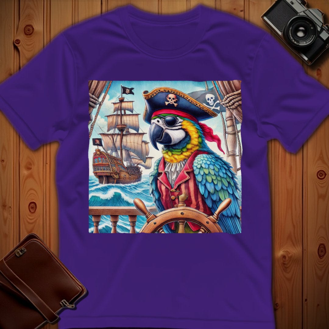 Parrot Tee – Pirate – Bold Vibrant Art | Festival & Party Wear