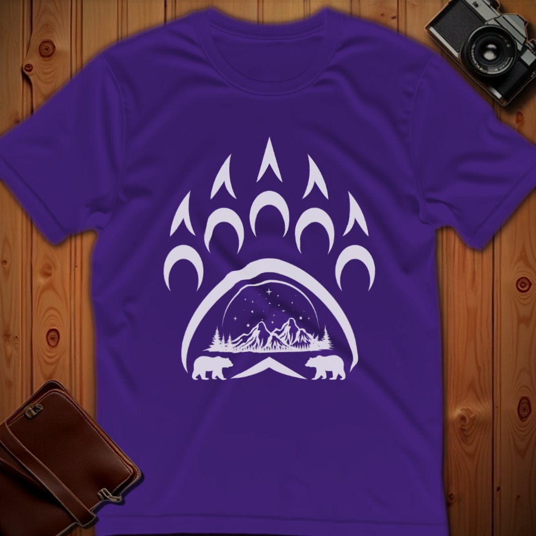 Bear Tee – Paw – Bold Vibrant Art