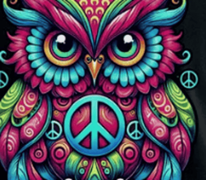 Psychedelic Owl T-Shirt — For People Who Refuse to Blend In