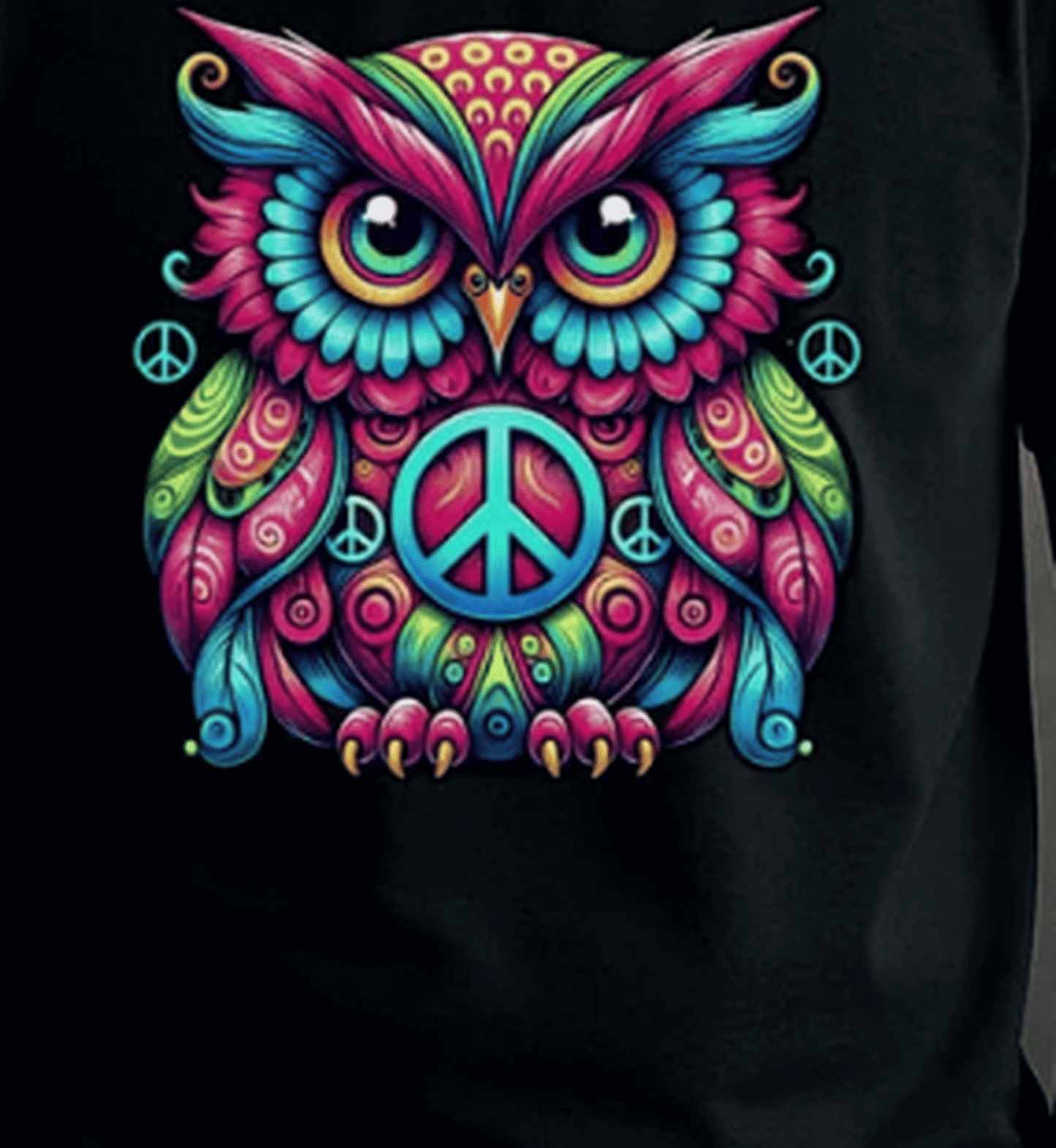 Psychedelic Owl T-Shirt — For People Who Refuse to Blend In