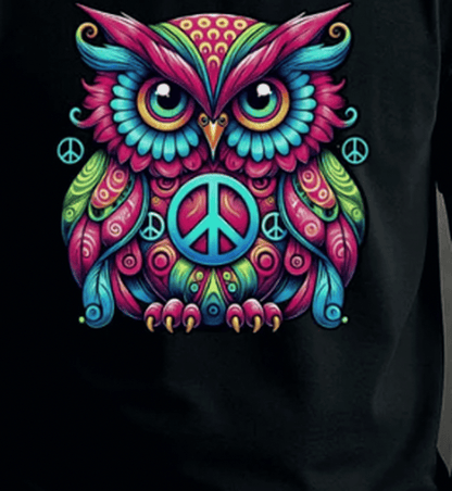 Psychedelic Owl T-Shirt — For People Who Refuse to Blend In