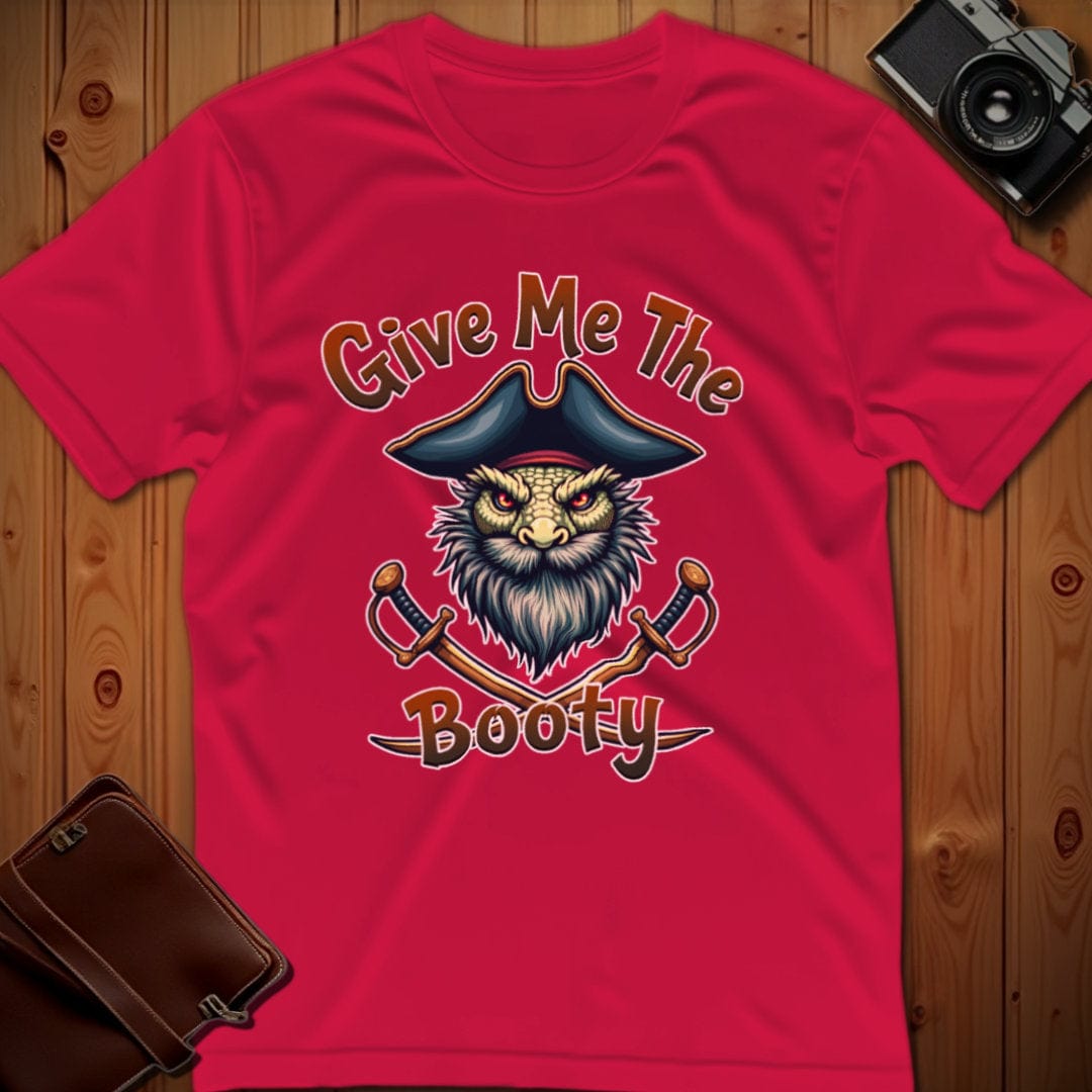 Bearded  Dragon Tee – Give Me The Booty – Bold Vibrant Art