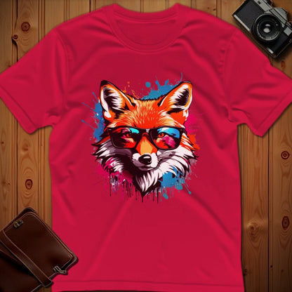 Fox Tee – Graffiti – Bold Vibrant Graphic | for Animal Lovers