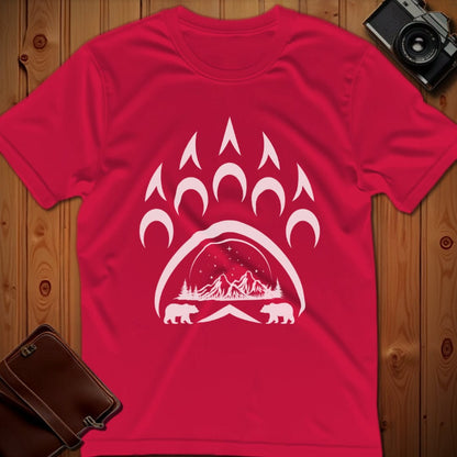 Bear Tee – Paw – Bold Vibrant Art