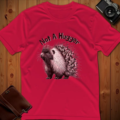 Porcupine Tee – Not A Hugger – Bold Vibrant Art