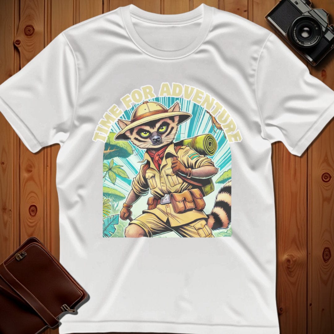 Fossa Tee – Time For Adventure – Bold Vibrant Art