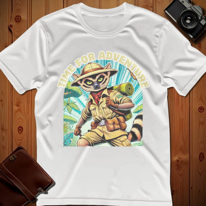 Fossa Tee – Time For Adventure – Bold Vibrant Art