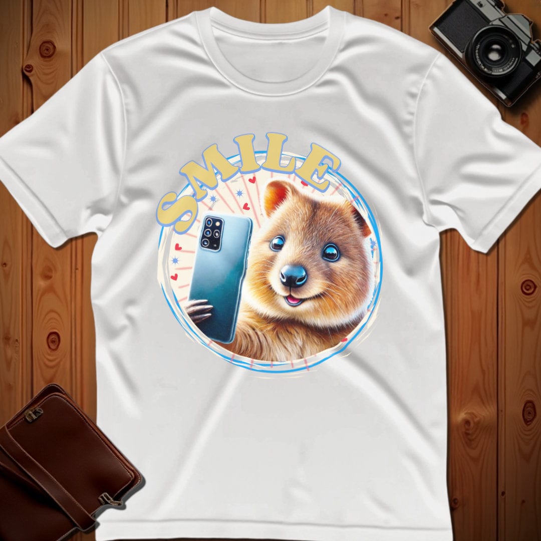 Quokka Tee – Smile – Bold Vibrant Art | Weekend Casual Wear