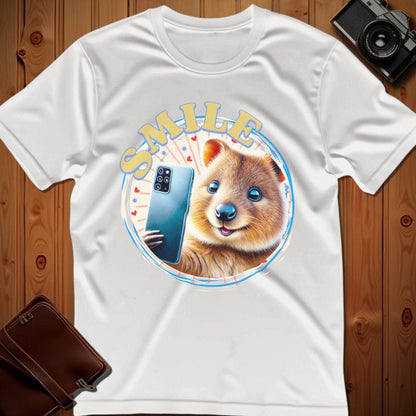 Quokka Tee – Smile – Bold Vibrant Art | Weekend Casual Wear