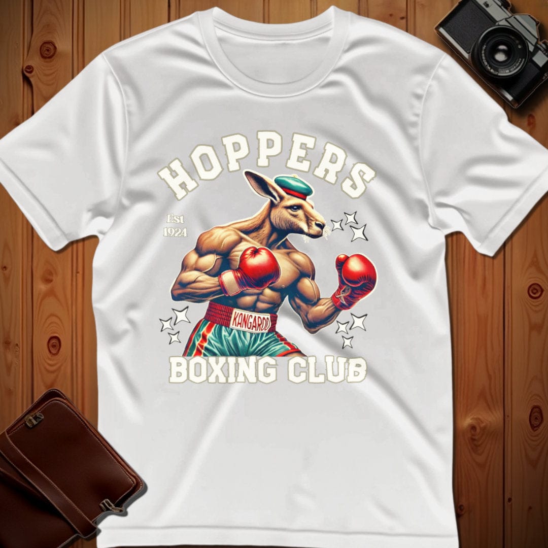 Kangaroo Tee – Vintage  Boxing Club– Bold Vibrant Art