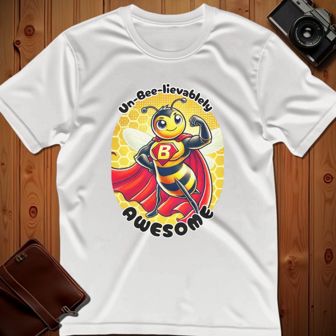 Bee Tee – Un-Bee-lievabely Awesome– Bold Vibrant Art