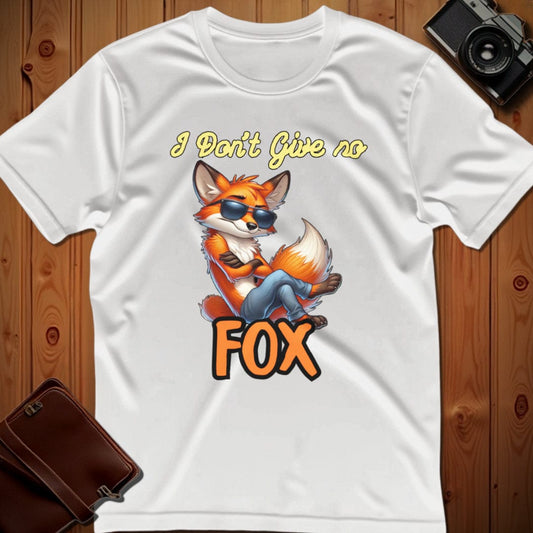 Fox Tee – I Don’t Give No – Bold Vibrant Art